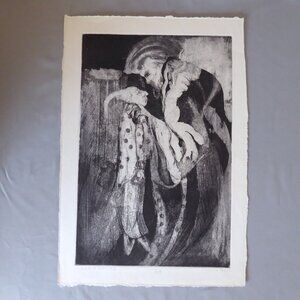 VINTAGE #3/8 “POWER & OTHERS” JULIA FRAZIER 14” x 20.5” LITHOGRAPH PRINT
